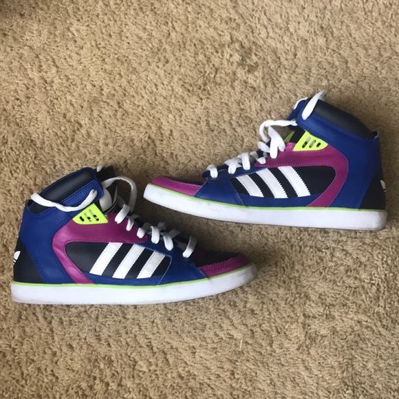 adidas Shoes - Adidas multi colored high tops